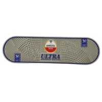 Tapete Antideslizante de Silicona con Diseño Ecológico en Forma de Pista de Pasarela, Negro 40x25cm, Moderno con Función de Exhibición y Almacenamiento