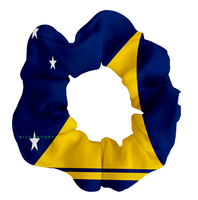 Élastiques à cheveux avec drapeau des Îles Vierges (États-Unis) pour femmes, filles et enfants, accessoires patriotiques pour queues de cheval