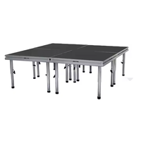 Petite scène mobile pliable et portable pour église, concert en plein air, plateforme de scène mobile en aluminium pour événements