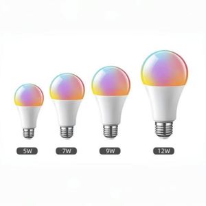 ETL Approved Smart Home RGBW <b>LED</b> A19 Bulb Wi-Fi Control E26 Base Lighting for Home or Office - Product Image 1