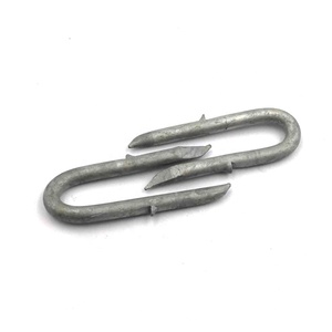 <span class=keywords><strong>Agrafes</strong></span> d'escrime Clous <span class=keywords><strong>de</strong></span> fixation en forme <span class=keywords><strong>de</strong></span> U galvanisés pour treillis métallique et clôtures tissées - Product Image 6