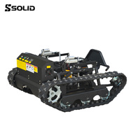 Tondeuse robot sans fil intelligente et robuste à essence pour vergers et pentes, avec moteur performant et contrôle de trajectoire efficace