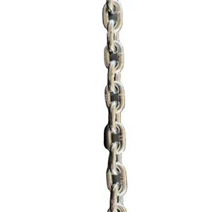 8*25.4mm standart kanatlı galvanizli kesim hattı zinciri gümüş zincir