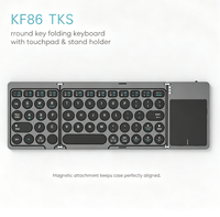 Keyboard Lipat Nirkabel Mini Ultra Tipis Portabel Harga Terbaik Gunting Kunci Kaki Lipat Wifi ODM/OEM