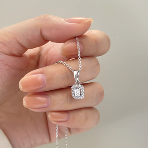Nouvel Arrivage Simple Bling Géométrique Gouttelettes D'eau Coeur Carré Zircon <span class=keywords><strong>Sublimation</strong></span> Collier Ras Du <span class=keywords><strong>Cou</strong></span> Bijoux Usine Prix <span class=keywords><strong>De</strong></span> Gros - Product Image 4