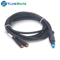 M6 2 3 4 5 6 pin conector divisor tornillo cable ROSCADO MACHO a hembra 1 a 2 enchufe Y tipo M6 IP67 conector impermeable