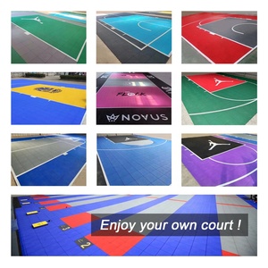 Baldosas de TPE de Alta Resistencia para Canchas de Baloncesto, Piso Deportivo Encastrable de Grado Profesional para Estadios Profesionales - Product Image 4