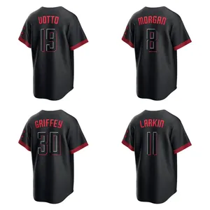 2024 New Arrival Cincinnati Red Baseball Jerseys 30 Griffey 44 Elly De La Cruz City Connect Black Shirts Top Home Jersey