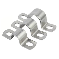 Vente en gros directe 304 pince en acier inoxydable de type U collier de serrage en métal galvanisé attaches à ressort pince en U collier de serrage pour tube de tuyau