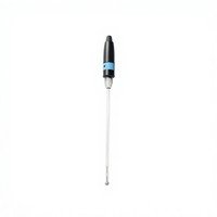 Sonde de pH en verre rechargeable pour électrode micro-pH, capteur de test d'eau de laboratoire 0-14 pH, 5 mm x 140 mm