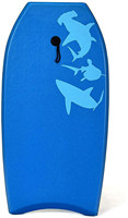 Planche de surf légère de qualité supérieure de 37 pouces en EPS pour enfants, motif à carreaux, pour la plage, capacité de charge de 20 kg, laisse de poignet incluse