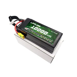 Soporte personalizado fabricante de baterías 10000mAh 12000mAh 14,8 V 22,2 V batería de avión 6800mAh 6s batería Lipo para FPV Drone UAV