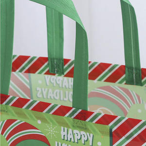 <span class=keywords><strong>Bolsa</strong></span> <span class=keywords><strong>de</strong></span> Compras Educativa Infantil Reutilizable, Ecológica, con Diseño Navideño <span class=keywords><strong>de</strong></span> Dibujos Animados, Recubierta, No Tejida, con Logotipo Personalizado - Product Image 6