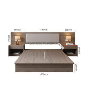Custom Inexpensive Eco-Friendly Modern Solid <b>Panel</b> Hotel Bed Frames Upholstered <b>Headboards</b> Customizable Size Color for Apartment - Product Image 1