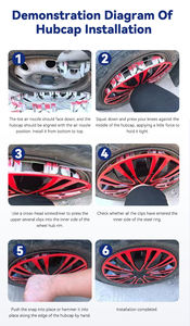 12 "13" 14 "<span class=keywords><strong>15</strong></span>" 16 pouces <span class=keywords><strong>enjoliveur</strong></span> de roue capuchon de moyeu Automobile réaménagé Protection décorative jante en fer enjoliveurs - Product Image 5