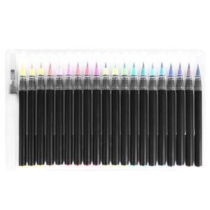 Pinceau aquarelle lavable en laine de <span class=keywords><strong>nylon</strong></span> à tête souple Vente en gros Ensemble de pinceaux aquarelle pour peinture artistique - Product Image 1