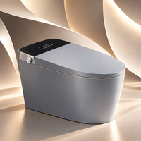 WC intelligent monobloc innovant à détection automatique, télécommande, séchoir à air chaud, modes de drainage, pour usage domestique