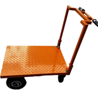 Transpaleta eléctrica de gama alta para mover azulejos, materiales decorativos de carga para ARENA, cemento, transporte, carretilla de mano