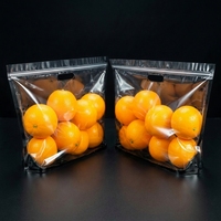 Sacs d'emballage respirants personnalisés anti-odeur avec fermeture éclair pour fruits et légumes, impression en héliogravure, vente en gros