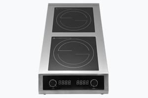 Table de cuisson à induction double foyer 3,5 kW + 3,5 kW pour hôtels, avec commande par bouton, pour usage domestique - Product Image 3