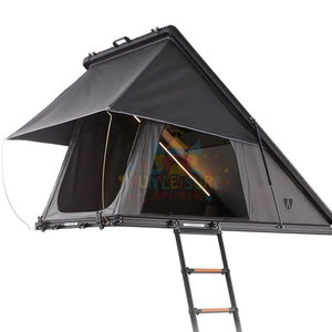 Carpas para techo de coche para acampar al aire libre, <span class=keywords><strong>toldo</strong></span> de camión de carcasa dura, caravana barata de aluminio Rtt, tienda de techo para una sola persona para camioneta Ford - Product Image 5