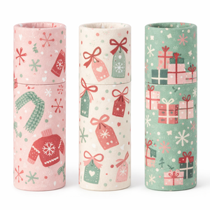 Bálsamo Labial Vegano con Vitamina E Hidratante en Envase de Tubo de Papel Biodegradable Ecológico, Regalo Navideño con Aroma a Frutas - Product Image 1