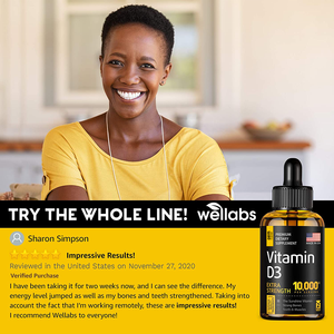 Gouttes de vitamine <span class=keywords><strong>D3</strong></span> + <span class=keywords><strong>K2</strong></span> végétaliennes biologiques pour des os solides et un cœur sain, soutien immunitaire, force maximale, liquide sublingual, gouttes de <span class=keywords><strong>D3</strong></span> OEM - Product Image 5