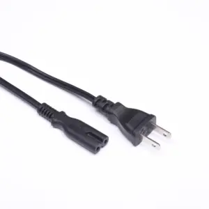 Japan Standard Power Cord Custom 2 Pin plug to ST2 PSE Approval AC Power Cord for Small Electric Tolls and Instruments