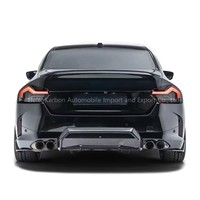 G42 Trockener Carbon-Frontspoiler für BMW 2er Serie G42 M240i 2022+ Upgrade Carbon-Faser Frontspoiler-Kit
