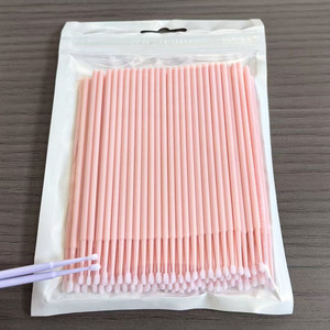 Hisopos de algodón Nano Cotton Bud de 125 mm desechables para extensiones de pestañas y herramientas de maquillaje - Product Image 2