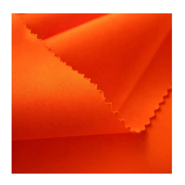 factory wholesale cheap orange reflective fabric for safety vest