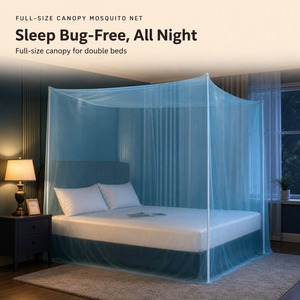 <span class=keywords><strong>Mosquiteras</strong></span> Rectangulares de Malla 100% Poliéster a Precio Económico para Camas King Size, Uso Adulto, Camping y Viajes de Verano - Product Image 2