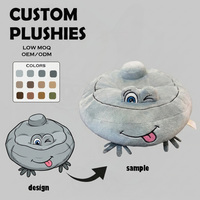 Peluches personnalisées : Design de poupée créatif en forme de couvercle de manhole réduit en taille réelle, articles de spécialité pour magasins, peluche avec logo personnalisé