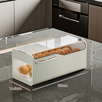 Garder frais 28 grilles en plastique oeufs boîte de rangement Transparent Visible conteneur oeuf organisateur pour réfrigérateur