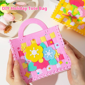 Kit de Costura Artesanal para Niñas de Preescolar de 3 a 8 Años, Bolsa de Fieltro para Manualidades DIY para Padres e Hijos - Product Image 3