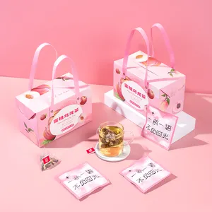 Blumentee mit Handgeschenk Pfirsich-Oolong-Geschenkbox Blumentee Geschenkbox für Lehrertag