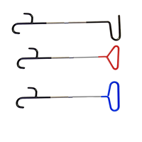 Outil de récupération de crochet longue distance, kit de combinaison de voiture crochet de traction poussoir entretien de positionnement auxiliaire ensemble d'outils d'urgence