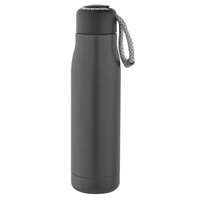 Bouteille isotherme intelligente de 500 ml en acier inoxydable à double paroi avec isolation thermique et corde