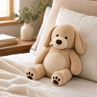 Peluche lestée personnalisée en forme de chien, jouet doux pour chiot, animal en peluche sur mesure, idéal pour le confort des enfants – Vente chaude