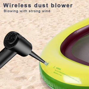 Nettoyeur à <span class=keywords><strong>poussière</strong></span> électrique pour la maison, mini souffleur d'air manuel en plastique, petit et puissant, rechargeable, batterie comprimée, pour nettoyer la saleté - Product Image 5