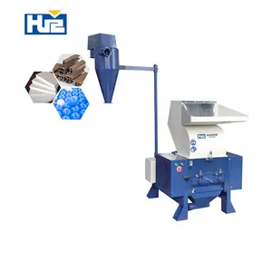 HUARE HSS400 PE PP PVC PET ABS 2 sabit bıçaklar hurda geri dönüşüm kırıcı Film parçalayıcı kırıcı makine plastik