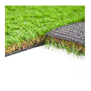 พรมหญ้าเทียมสีเขียวตกแต่งสนามฟุตบอล ขายดี ราคาถูก - Product Image 1