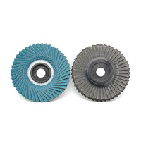 Premium 4 pouces disque à lamelles radiales zircone alumine disques à lamelles flexibles fleur abrasifs Disco pour le polissage et le meulage