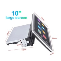 Pemutar media mobil Android 10, Radio mobil Android 10.1 "1din layar vertikal, pemutar Multimedia Gps layar dapat diputar 360 derajat