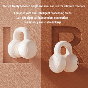 Q87 Cross-Border Private Model Hot-Selling Retro True Wireless OWS Ear-clip <strong>Earphones</strong> with Digital Display - Product Image 4
