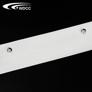 6cm <b>White</b> S Wave Ripple Curtain Tracks & Accessories Fold Track Rail with Durable <b>White</b> <b>Tape</b> Rail - Product Image 2