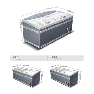 <span class=keywords><strong>Congelatore</strong></span> a isola commerciale plug-and-play in vetro temperato per ristoranti e supermercati, ideale per ristrutturazioni - Product Image 5