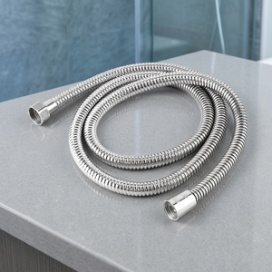 Tuyau de douche flexible en acier inoxydable tressé, diamètre intérieur 1/2 pouce, design moderne, plomberie de salle de bain - Product Image 2