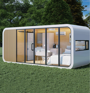 Cabin táo 20 feet, ngôi nhà nhỏ sang trọng, một phòng ngủ, một nhà bếp, một phòng tắm, có thể được sử dụng làm tiệm làm móng, cửa hàng, v. v. - Product Image 1