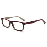 5277 Nouvelles montures de lunettes de luxe tendance en acétate de forme carrée Lunettes optiques Lunettes de lecture